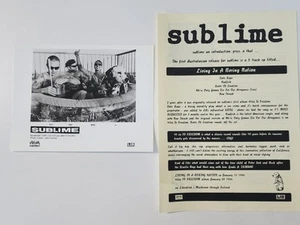 Rare Sublime Australian Press Kit Bradley Nowell Liberation Records Skunk - Picture 1 of 5