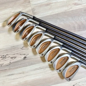 TAYLORMADE BURNER OVERSIZE IRONS 4-PW AW (8 CLUBS) BUBBLE GRAPHITE S-90 PLUS RH - Picture 1 of 18