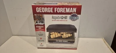 George Foreman Grill Family Size 4 Serving Removable Plate New - Image 1 of 4
