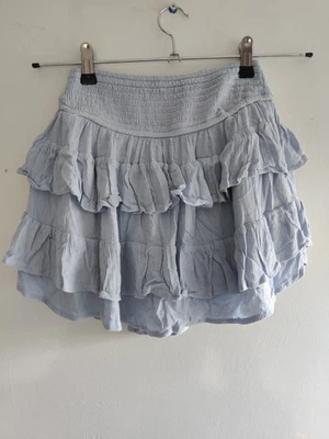 Hollister Blue Tiered Ruffle High Rise Mini Skort Skirt Size Small S - Image 1 of 4