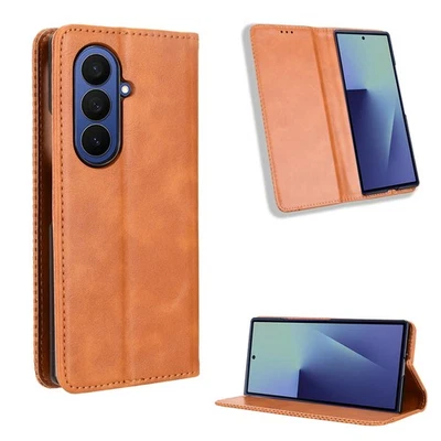 For Samsung Galaxy Z Fold 7 6 5 4 3 5G Case Flip Leather Wallet Card Slot Cover - Image 1 of 4