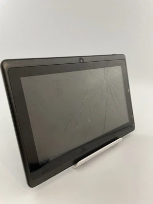 Dragon Touch Y88X Grey 7" Quad-core Android Tablet Cracked Spares & Repairs #D - Image 1 of 4
