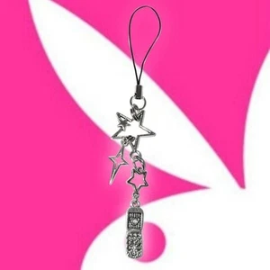 Flip Phone Y2K Trashycore Mcbling Phone Charm - Zdjęcie 1 z 8