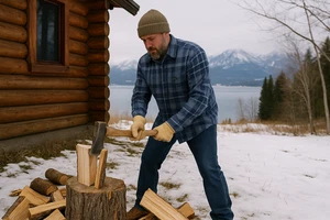 Columbia Herren XXL blau kariertes Flanell Langarm Hemd mit Knöpfen - Bild 1 von 12