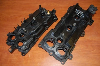 2007-2008 Nissan 350Z G35 Sedan Valve Cover Set Pair VQ35HR OEM - Image 1 of 4