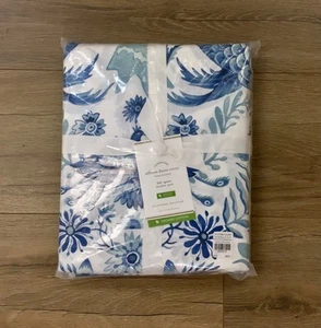 Pottery Barn Athena Duvet Print Organic 100% Organic Cotton Full/Queen New - Picture 1 of 6