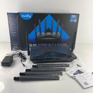 Cudy 5G NR AX3000 Wi-Fi 6 Router - Model P5 - Afbeelding 1 van 17