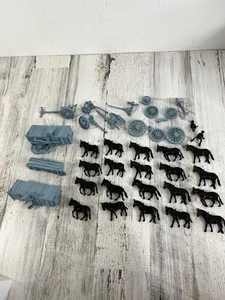 1950s 1/48 20 Mule Wagon Team Model Kit Pieces PARTS LOT - Picture 1 of 8