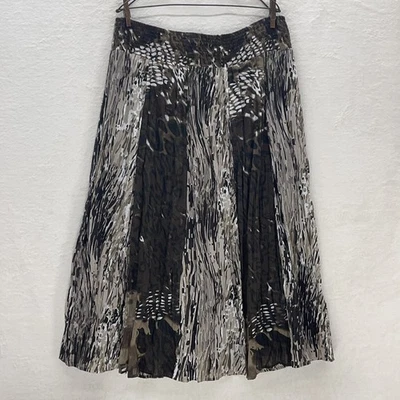 Studio West Apparel Escoba Mujer Falda XL Maxi Animal Geométrico Boho Forrado Foto 1 de 4