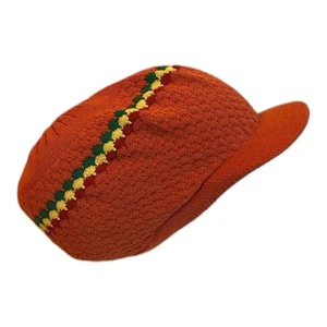 Naranja R-Y-G Slouchy Sombrero a Rayas Dread Tam Sombrero Gorro Invierno Rastas Grande - Imagen 1 de 1
