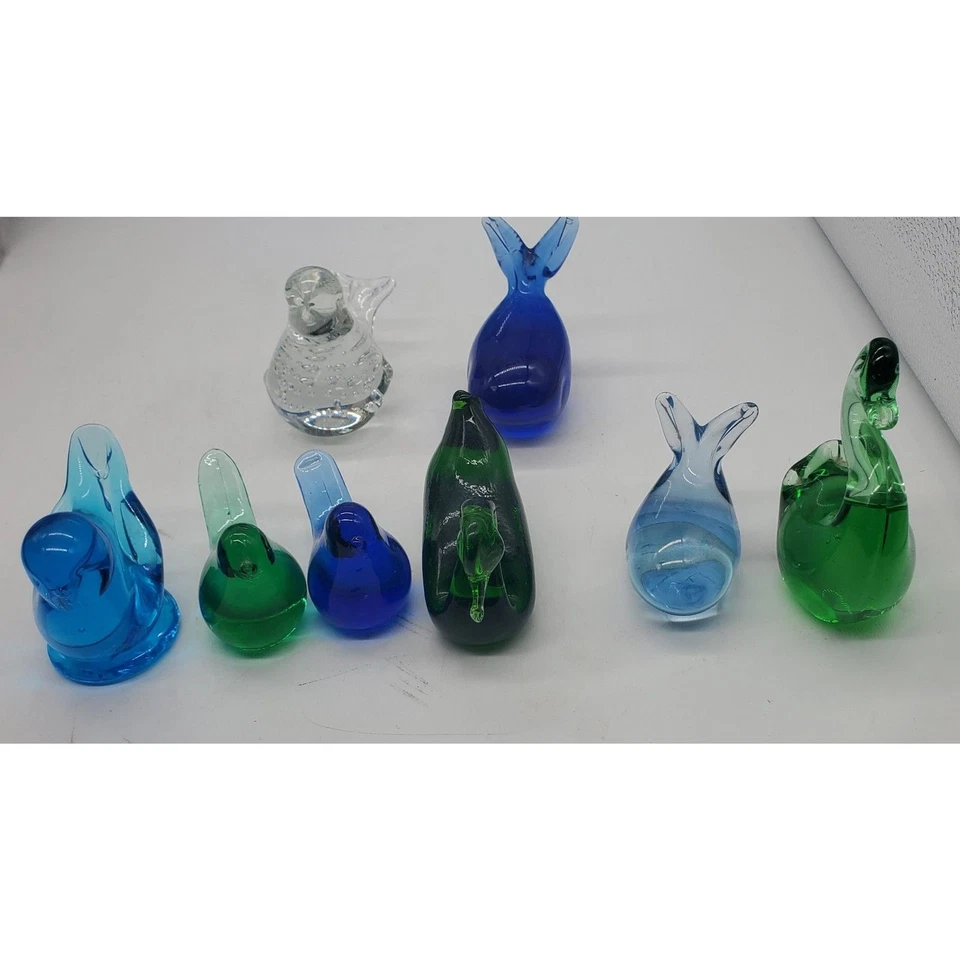 LOTE ANIMAL CRISTAL MURANO VINTAGE (8) Foto 1 de 1