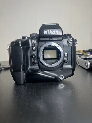 Cámara fotográfica Nikon F4 MB-21 empuñadura de batería y medidor DP-20 PIEZAS SIN SANGRADO Foto 1 de 4