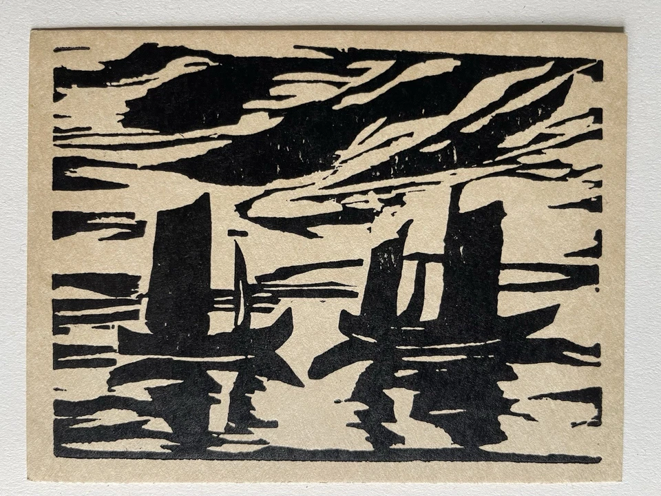 Originalgraphik, Max Pechstein Holzschnitt, Max Pechstein, - Bild 1 von 1