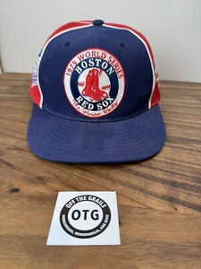 Vintage 1975 Boston Red Sox “The Peace Party” World Series Fitted Hat — 7 1/4 - Picture 1 of 7
