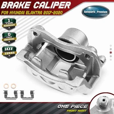 Pinza de freno con soporte para Hyundai Elantra 2017-2020 L4 2,0 L 1,4 L delantera derecha Foto 1 de 4