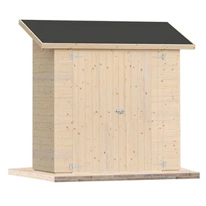 Casetta da giardino in legno per esterno 2Mq 200x100 20mm MADE IN ITALY BERGAMO - Foto 1 di 4