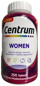Centrum Multivitamin for Women Energy Immunity Metabolism 250 Tablets - Picture 1 of 6