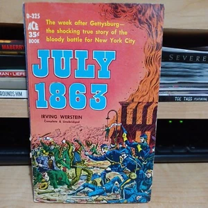 Irving Werstein - July 1863 (Ace book , 1958) Civil War compete unabridged d-325 - Picture 1 of 9