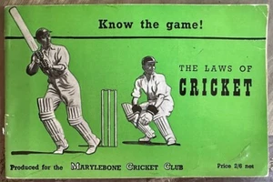 Know the Game! The Laws of Cricket Published by Marylebone Cricket Club UK 1958 - Picture 1 of 4