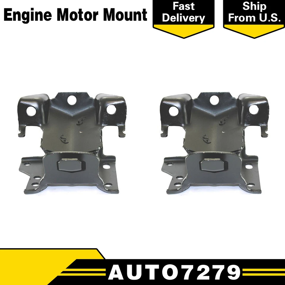 Juego de 2 montajes de motor DEA para 07-08 SILVERADO 3500 HD 6,6 L TB 4x4 tracción trasera Foto 1 de 4