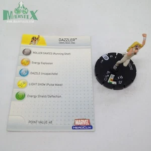 Heroclix Mutations and Monsters set Dazzler #011 Common figure w/card! - Picture 1 of 1