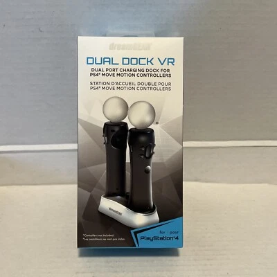 DREAMGEAR Dual Charger Dock for PS3 PS4 PS Move Motion Controller Playstation VR - Image 1 of 4