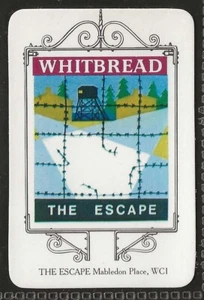 WHITBREAD-INN SIGNS LONDON 1973 (15 SET)-#05- THE ESCAPE - MABLEDON PLACE - Picture 1 of 2