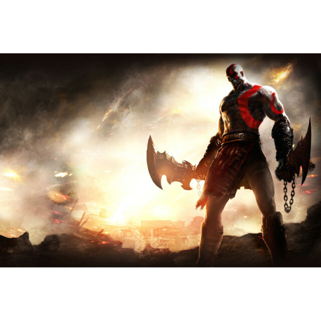 God Of War 4 Video Gaming Action Adventure Wall Art Home Decor - POSTER  20x30