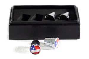 American Flag Metal Valve Stem Caps - Picture 1 of 4