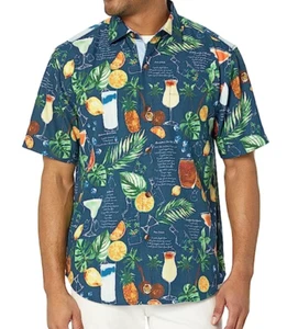 NEW W TAGS Tommy Bahama Men's Island Social (Dark Blue Muse) Sz M - Picture 1 of 4