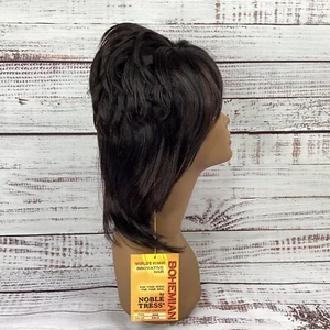 Dior #F1B/350 Black & Copper Womens Punk Mullet Wig Classic Cap Adjustable Synth - Picture 1 of 7