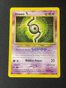Unown S┃87/105┃Neo Destiny┃Pokemon Card┃WOTC┃Common┃Near Mint - Imagen 1 de 2