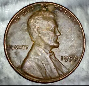 1959 P Lincoln Memorial Cent | Die Chip Obverse~ Very Unique - Picture 1 of 4