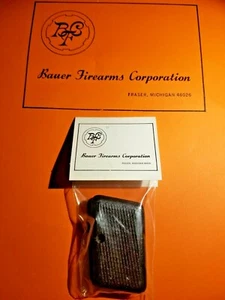 Bauer Fraser FN Baby Browning 25 ACP Black Checkered grips - Picture 1 of 7