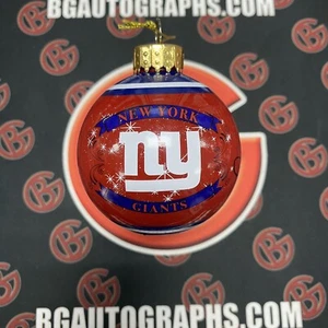 OJ Anderson New York Giants Autographed Signed Ornament Steiner CX COA - Picture 1 of 3