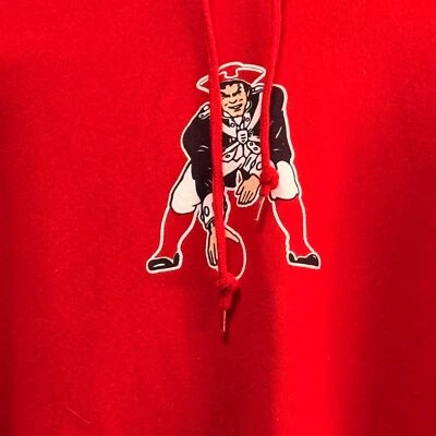 Sudadera con Capucha Reebok Roja New England Patriots XL NFL Retro Diseño Gráfico Foto 1 de 4