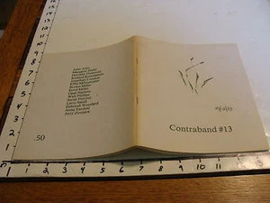 vintage poetry: CONTRABAND MAGAZINE, Portland, Maine Aug. 1976, #13, original - Picture 1 of 3