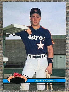 Jeff Bagwell 1991 Topps Stadium Club #388 RC Rookie Houston Astros - Picture 1 of 2