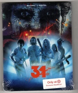 Rob Zombie 31 Steelbook Horror (Blu-ray + Digital) Exclusive - New/Sealed - Picture 1 of 3