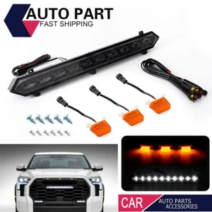 1Juego Para Toyota Tundra Para PRO 2022 2023 LUCES REJILLA BARRA LED Y 3 Kit Ámbar - Imagen 1 de 10