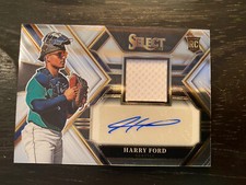 2023 Panini Select Baseball #PJA-HF Harry Ford RC Patch Auto