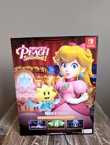 RARE ✹ Princess Peach Showtime Mini Poster ✹ Gamestop Canada Promo ✹ Switch 2024 - Picture 1 of 4