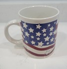 World Bazaars Inc. American Flag Coffee Mug Red,White & Blue Stars N' Stripes