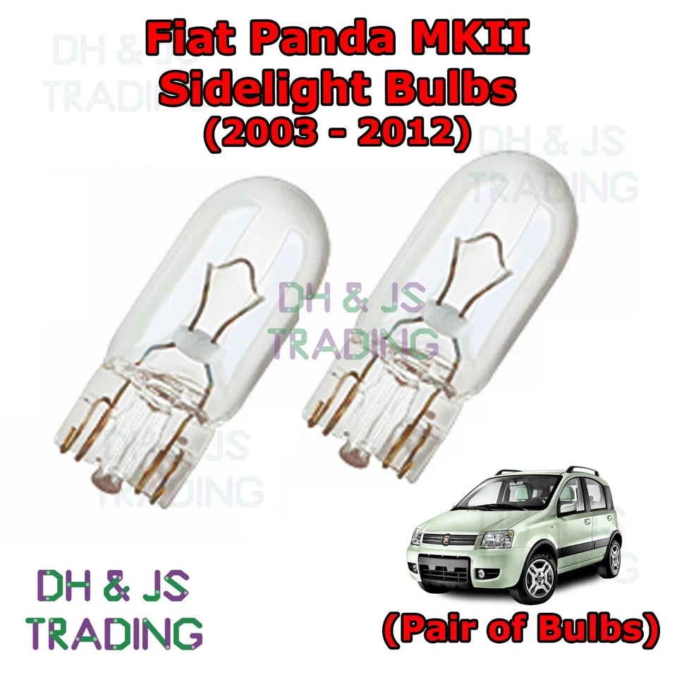 Bombillas laterales de estacionamiento delanteras para Fiat Panda MK2 (03-12) Foto 1 de 1