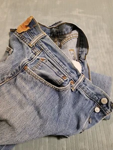 Y2K Levi's 501 Distressed Jeans Herren Größe 36 x 32 Hergestellt in den USA 80er 90er - Bild 1 von 14