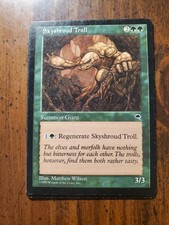 1997 Magic: The Gathering - Tempest Skyshroud Troll Played