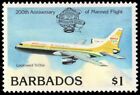 BARBADOS 609 (SG729) - Manned Flight Bicentenary "Lockheed TriStar" (pb79222)