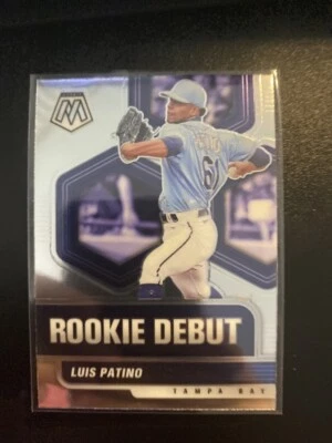 2021 Panini Mosaic Debuts #11 Luis Patino Rays - Image 1 of 2