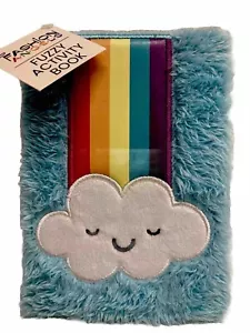 Fashion Angels Rainbow Fuzzy Activity Book Brand New NWT Soft Fabric Fun Kid - Picture 1 of 2