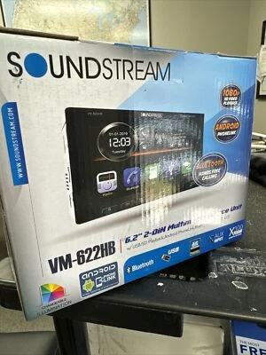 SOUNDSTREAM VM-622HB 2DIN 6.2" TOUCH LCD, BLUETOOTH STEREO, ANDROID PHONELINK - Image 1 of 2